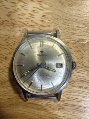 Vintage 1960's Men's Bucherer 17j Swiss Manual Wind 32mm Wristwatch-Runs